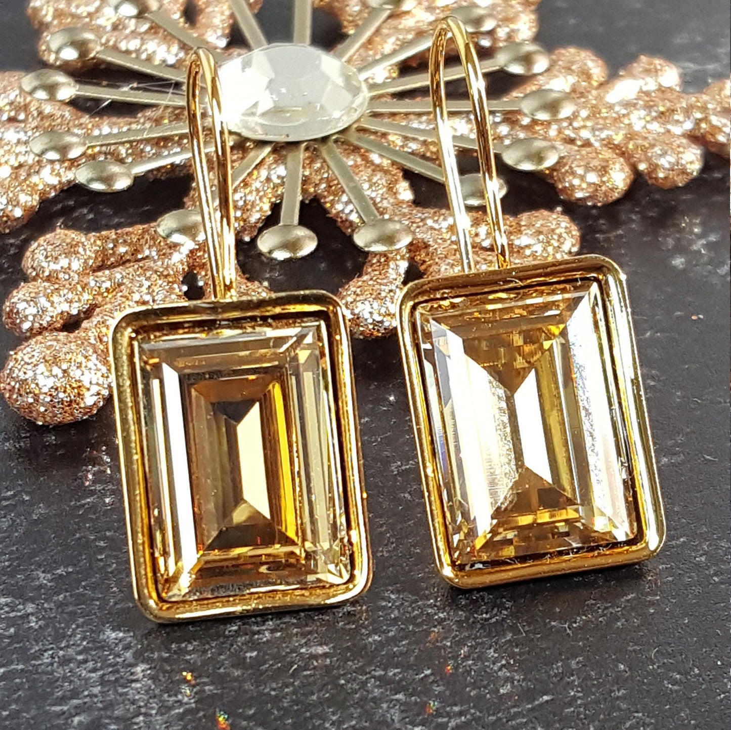 Crystal Drop Earrings