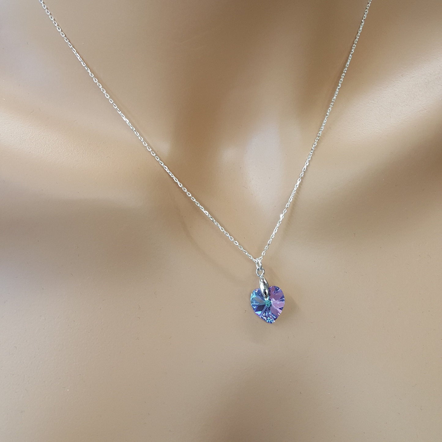 Kaleidoscope Austrian Crystal Pendant Necklace