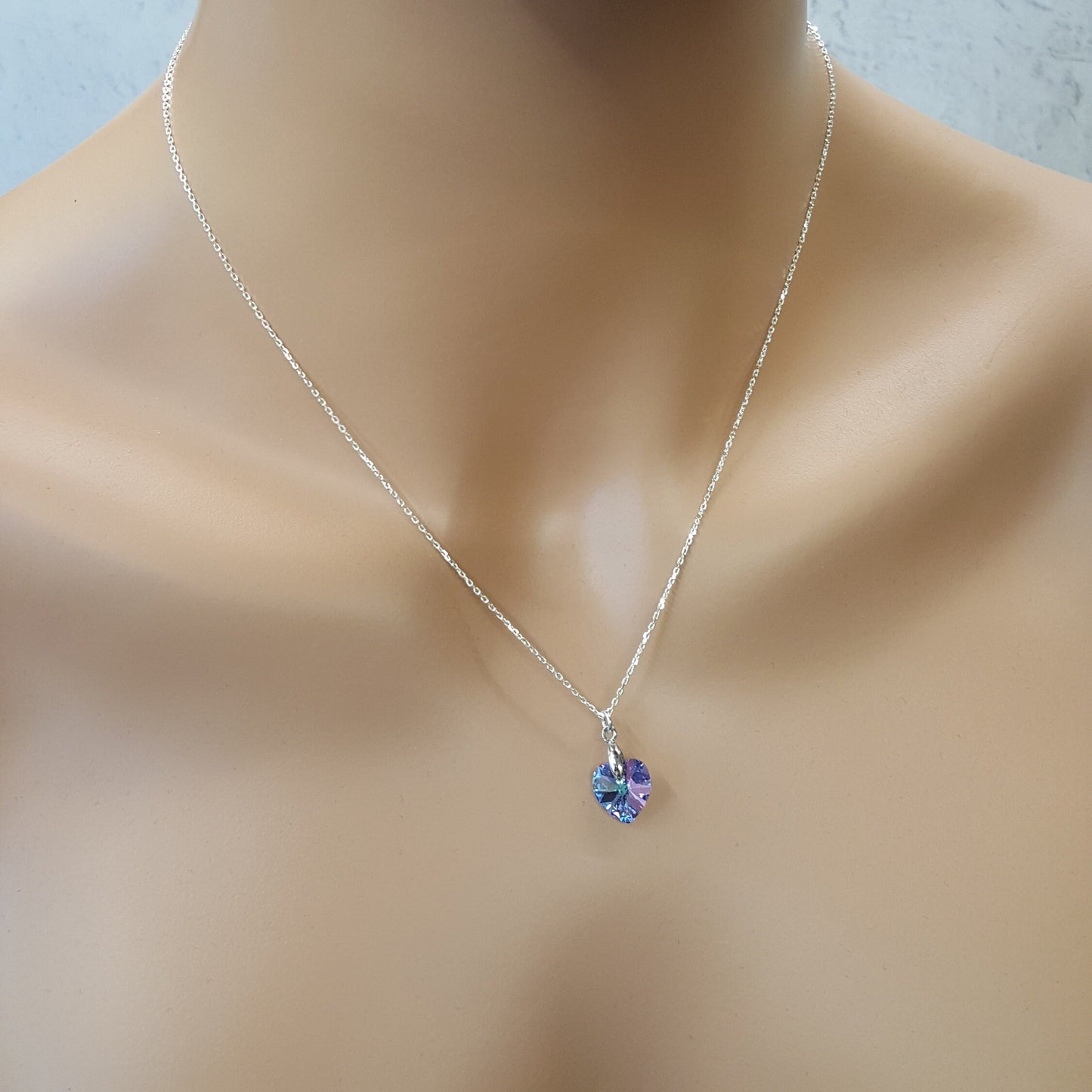Kaleidoscope Austrian Crystal Pendant Necklace