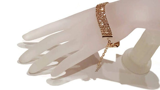 Six-strand Rhinestone Bracelet