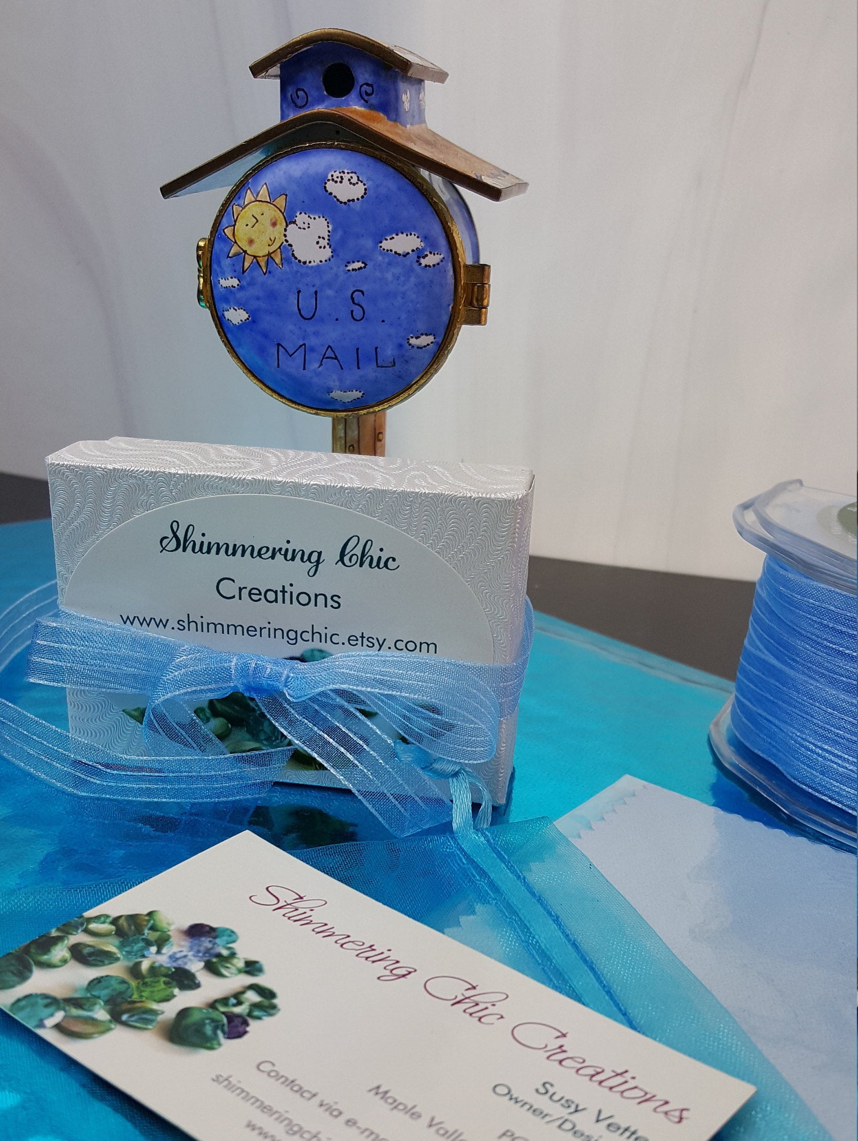 Rhinestone Waterfall Earrings - Long Silver Plated Crystal Dangles