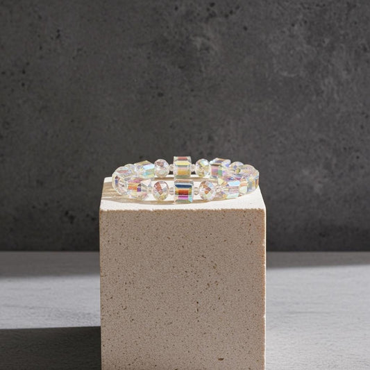 Austrian Crystal AB Link Bracelet